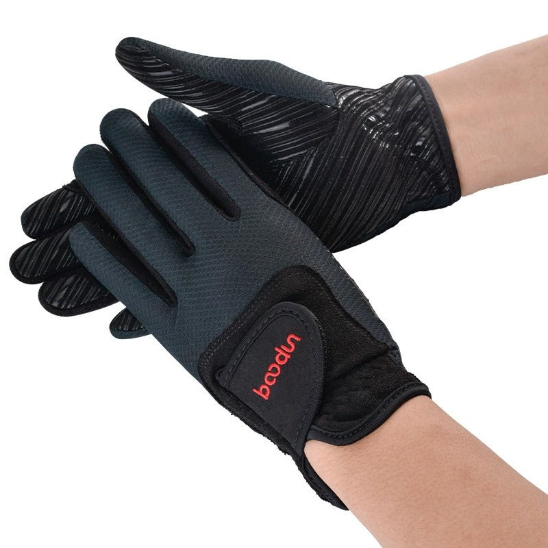 Boodun Reithandschuhe – Rutschfeste Vollfinger-Polo-Reithandschuhe | L221727