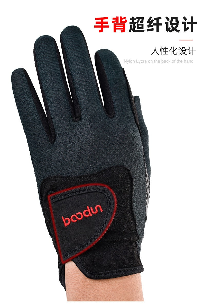 Boodun Reithandschuhe – Rutschfeste Vollfinger-Polo-Reithandschuhe | L221727