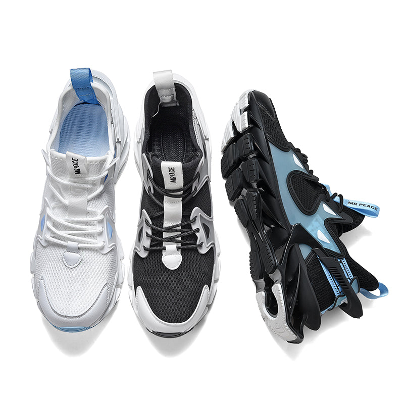 Herren Laufschuhe Atmungsaktive Fly-Woven Blade Sneakers für lässigen & sportlichen Style | 2156