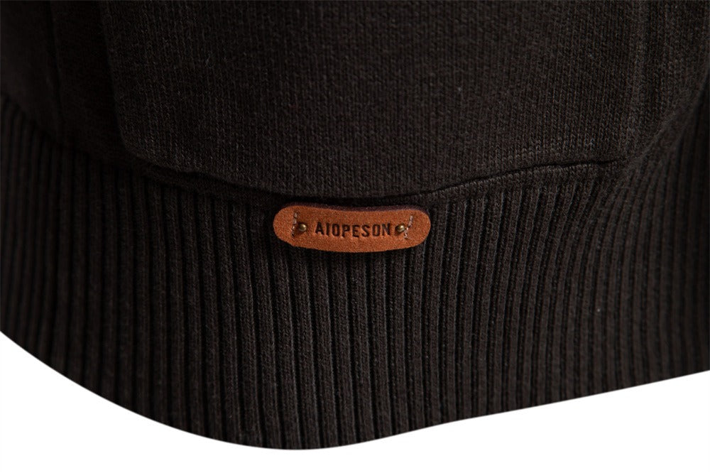 Herren Urban Style V-Ausschnitt Cardigan – Hochwertiger Baumwoll-Strickpullover | M506