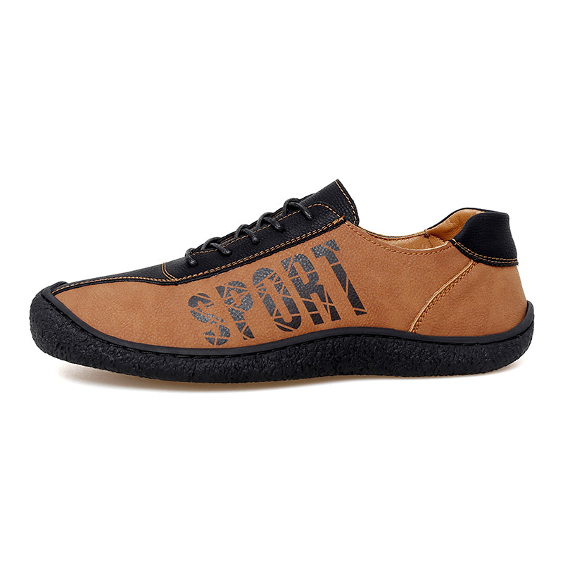Herren-Slipper aus Ultrafaser-Leder, neue lässige Outdoor-Loafer | 96660