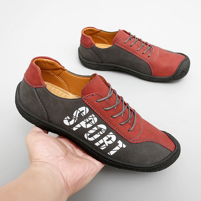 Herren-Slipper aus Ultrafaser-Leder, neue lässige Outdoor-Loafer | 96660