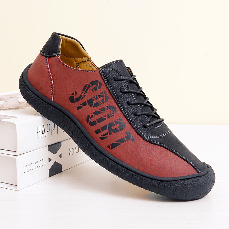 Herren-Slipper aus Ultrafaser-Leder, neue lässige Outdoor-Loafer | 96660
