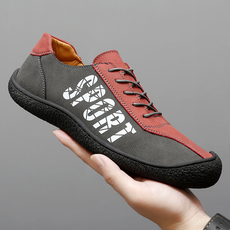 Herren-Slipper aus Ultrafaser-Leder, neue lässige Outdoor-Loafer | 96660