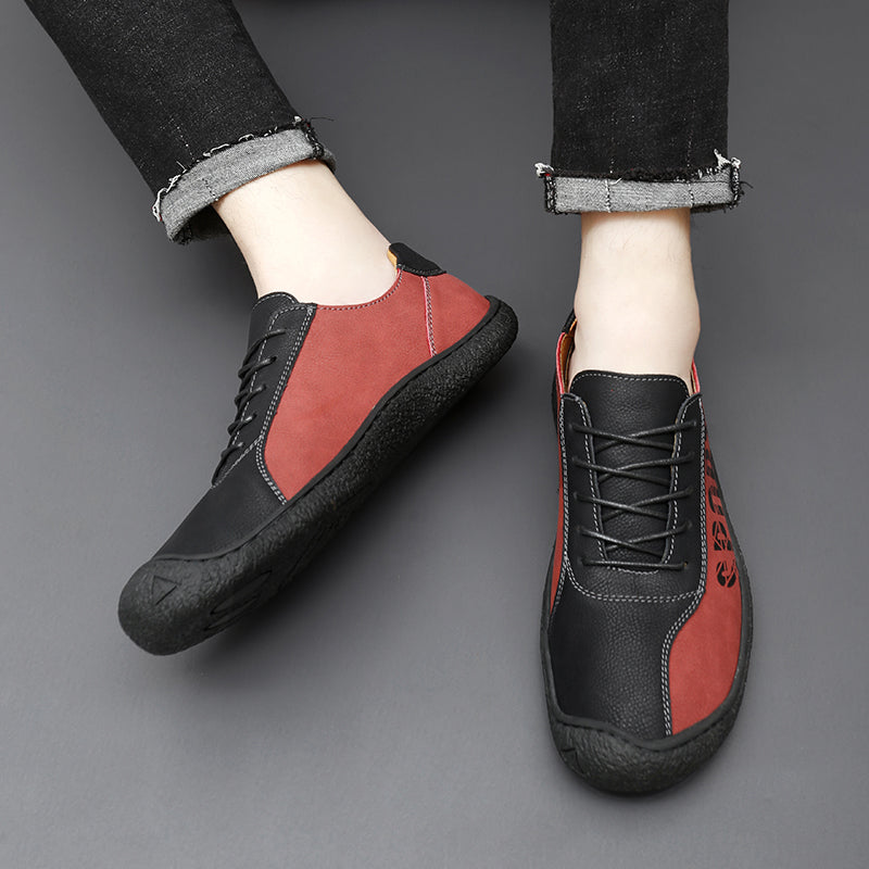 Herren-Slipper aus Ultrafaser-Leder, neue lässige Outdoor-Loafer | 96660