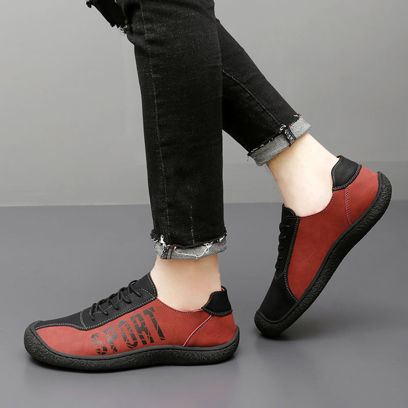 Herren-Slipper aus Ultrafaser-Leder, neue lässige Outdoor-Loafer | 96660