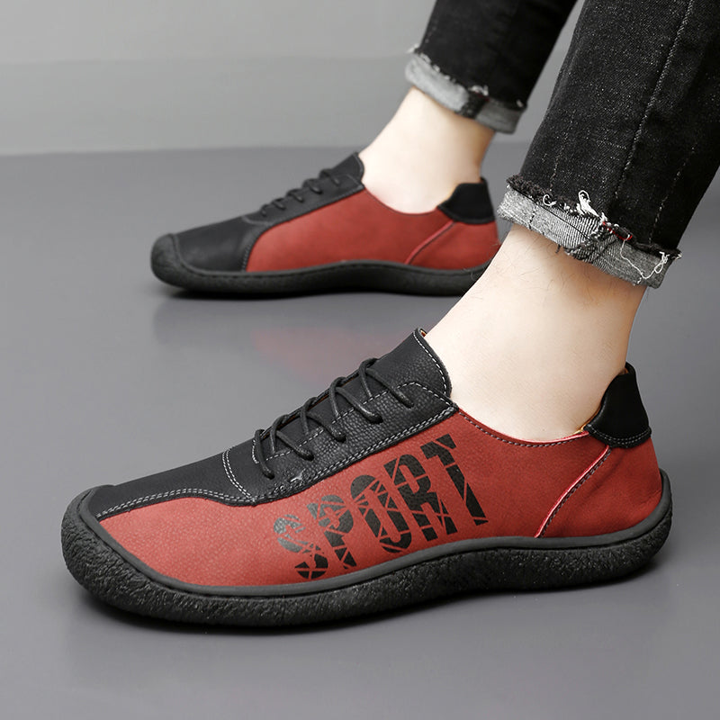 Herren-Slipper aus Ultrafaser-Leder, neue lässige Outdoor-Loafer | 96660