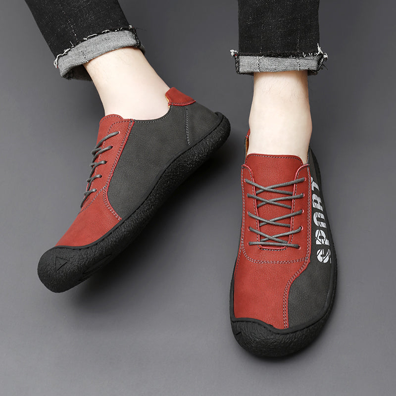 Herren-Slipper aus Ultrafaser-Leder, neue lässige Outdoor-Loafer | 96660
