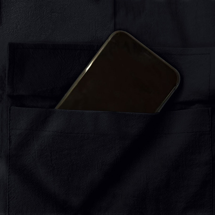 Herren-Cargohose aus leichtem Leinen für alle vier Jahreszeiten, atmungsaktiv, mit mehreren Taschen, lockere Hose mit weitem Bein | MTGZ-9