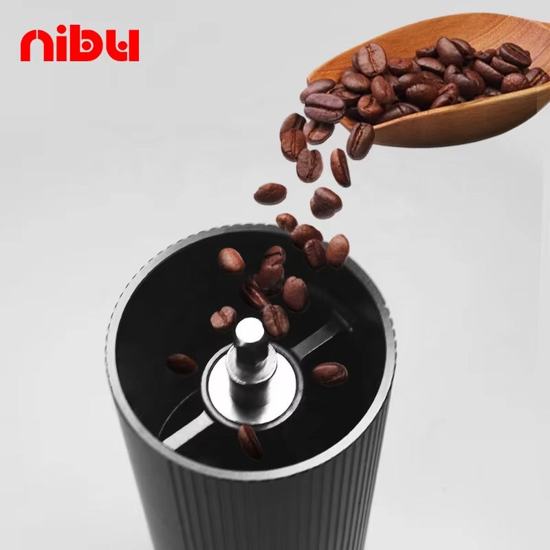 Hochwertige manuelle Kaffeemühle – Große 30-g-Kegelmühle, Präzisions-Handkurbel für Espresso und Pour Over UK | NS1