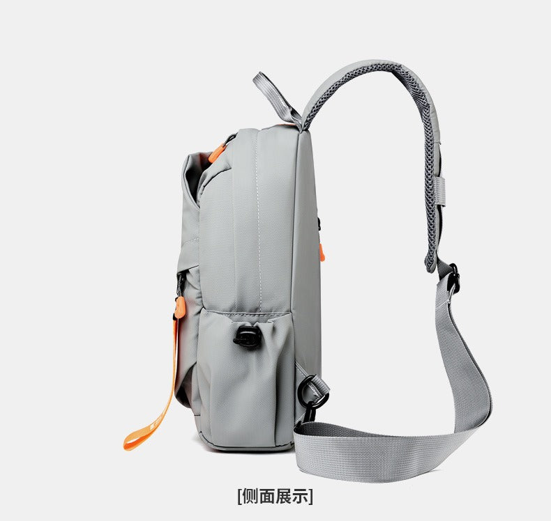 OMASKA Herren Crossbody Bag – Wasserdichte Oxford Sling mit USB | 2313