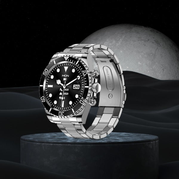 Herrenuhr Stahlarmband BT Call Smart Watch Rolex Style Business Sports Smart Watch | AW-12