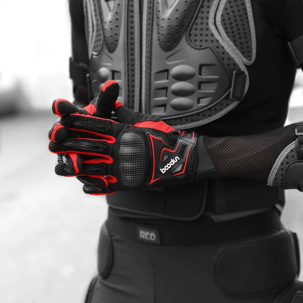 Boodun Motorradhandschuhe – Schützende, rutschfeste, taktische Reithandschuhe | 4271036