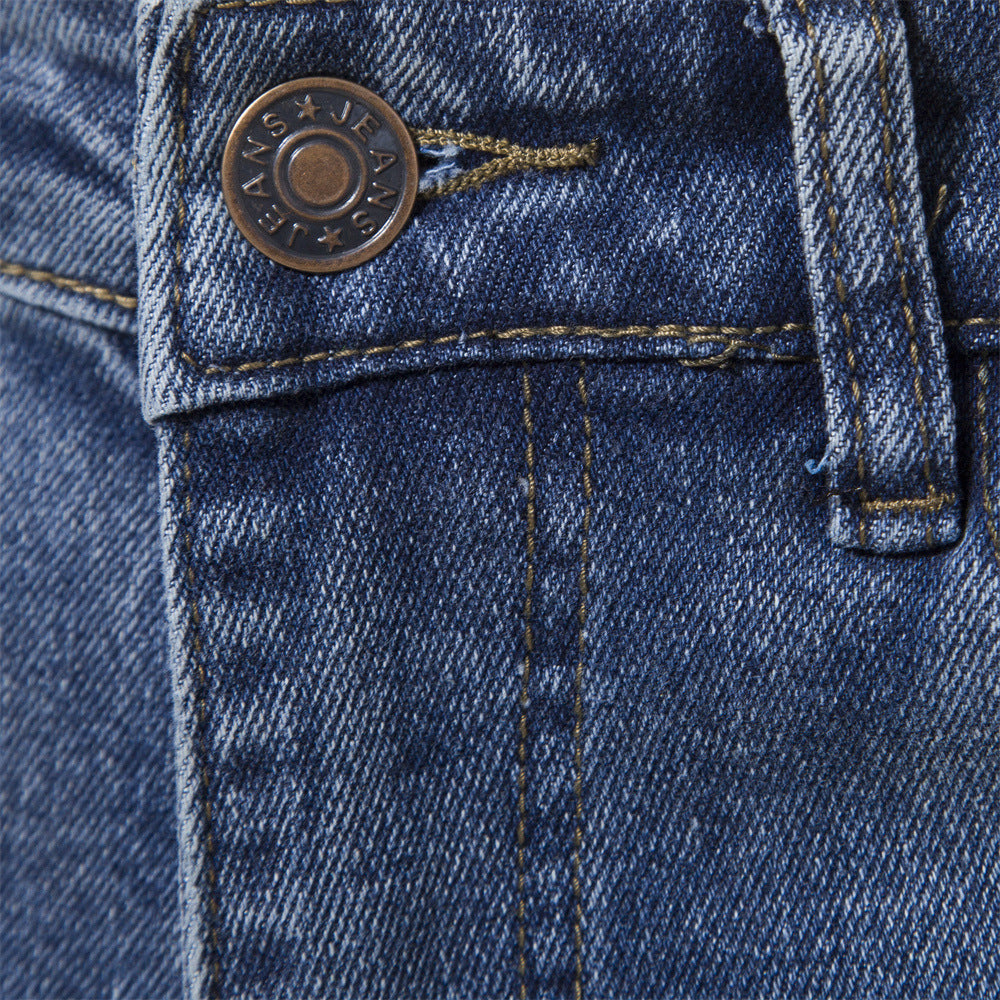 Herren Jeans Hosen Lässige Herbst Männliche Zerrissene Skinny Stretch Hose | ZH10