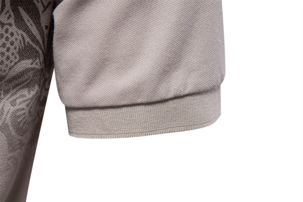 Herren-Poloshirt mit Farbverlauf und Blockfarben – Frühlings-Slim-Fit-Freizeitoberteil | PL1011