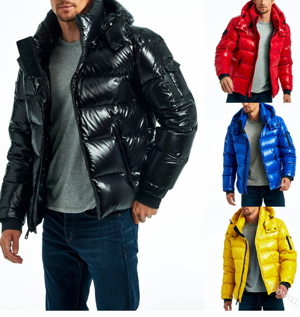 Herren Winter Dicke Jacke Wasserdicht Daunen Blazer Outdoor Warm Puffer Mantel | D5R113