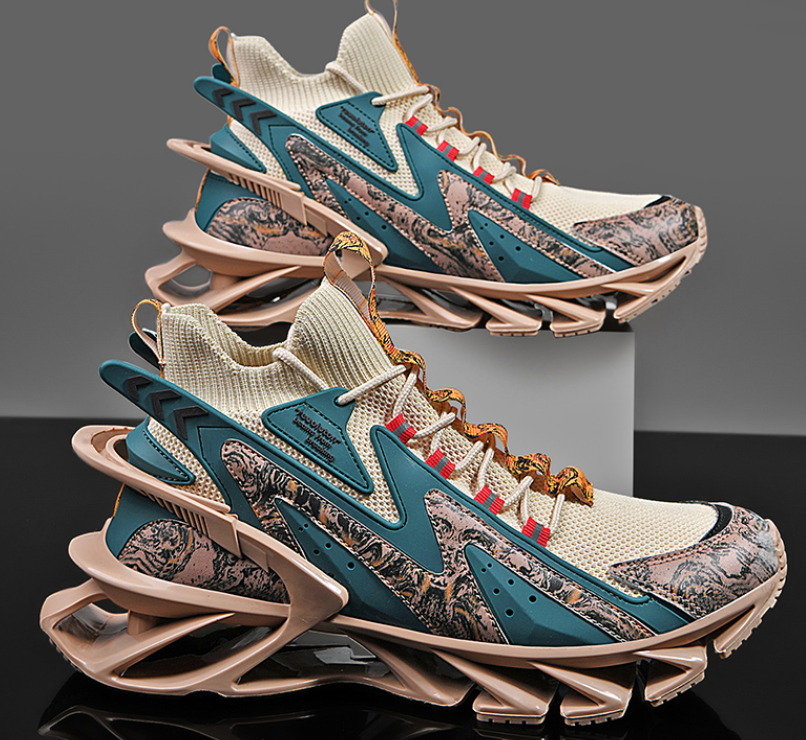 Leichte Laufschuhe für Herren, modisch, lässig, fliegend, gewebt, Turnschuhe, Blade-Sportschuhe | 1236