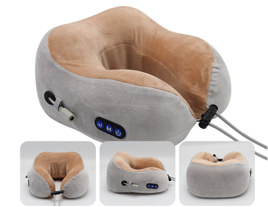 Elektrisches wiederaufladbares Körperkissen-Relaxmassagegerät, beheiztes Vibrationsmassagegerät | TH001