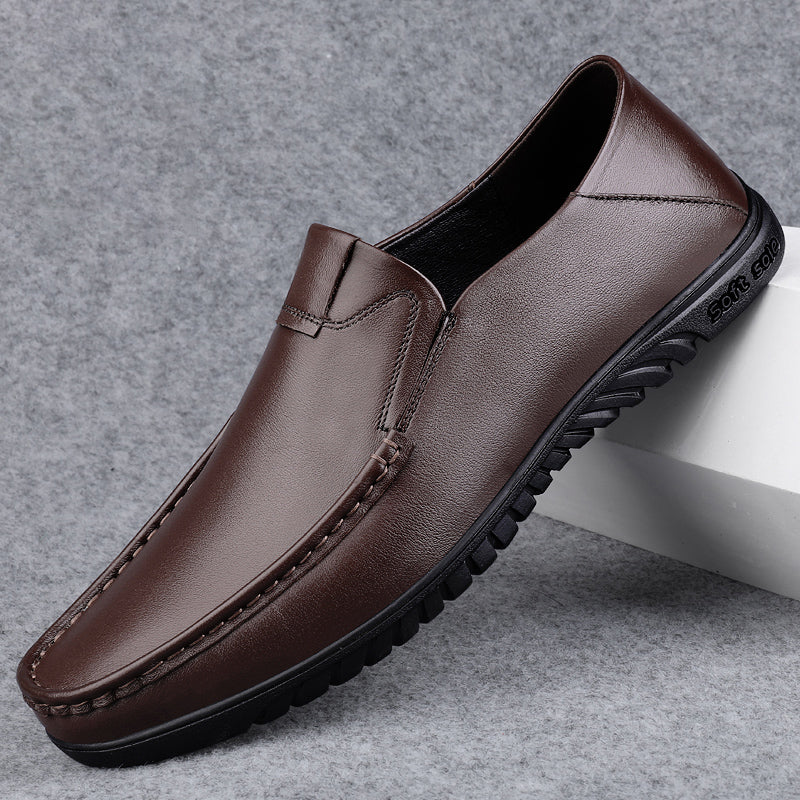 Business Lederschuhe Slip On Loafer Drive Walking Schuhe | B2102
