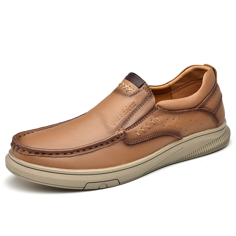 Lässige, atmungsaktive Herrenschuhe aus britischem Leder, stilvolles und bequemes Schuhwerk | B2231