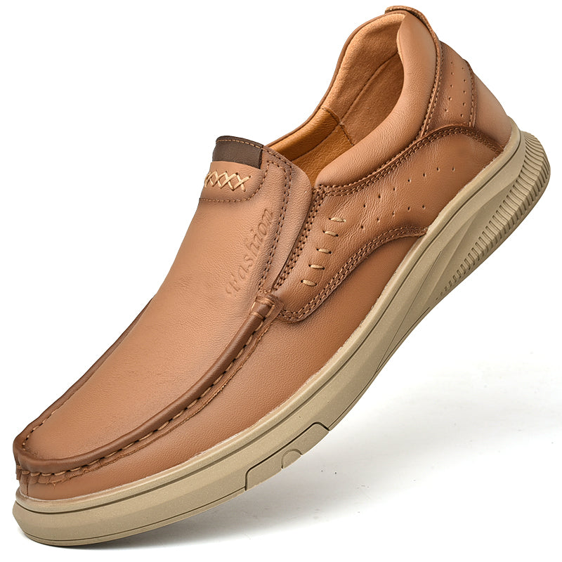 Lässige, atmungsaktive Herrenschuhe aus britischem Leder, stilvolles und bequemes Schuhwerk | B2231