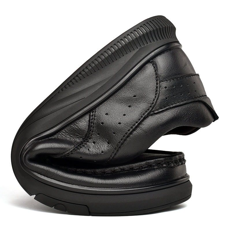 Lässige, atmungsaktive Herrenschuhe aus britischem Leder, stilvolles und bequemes Schuhwerk | B2231