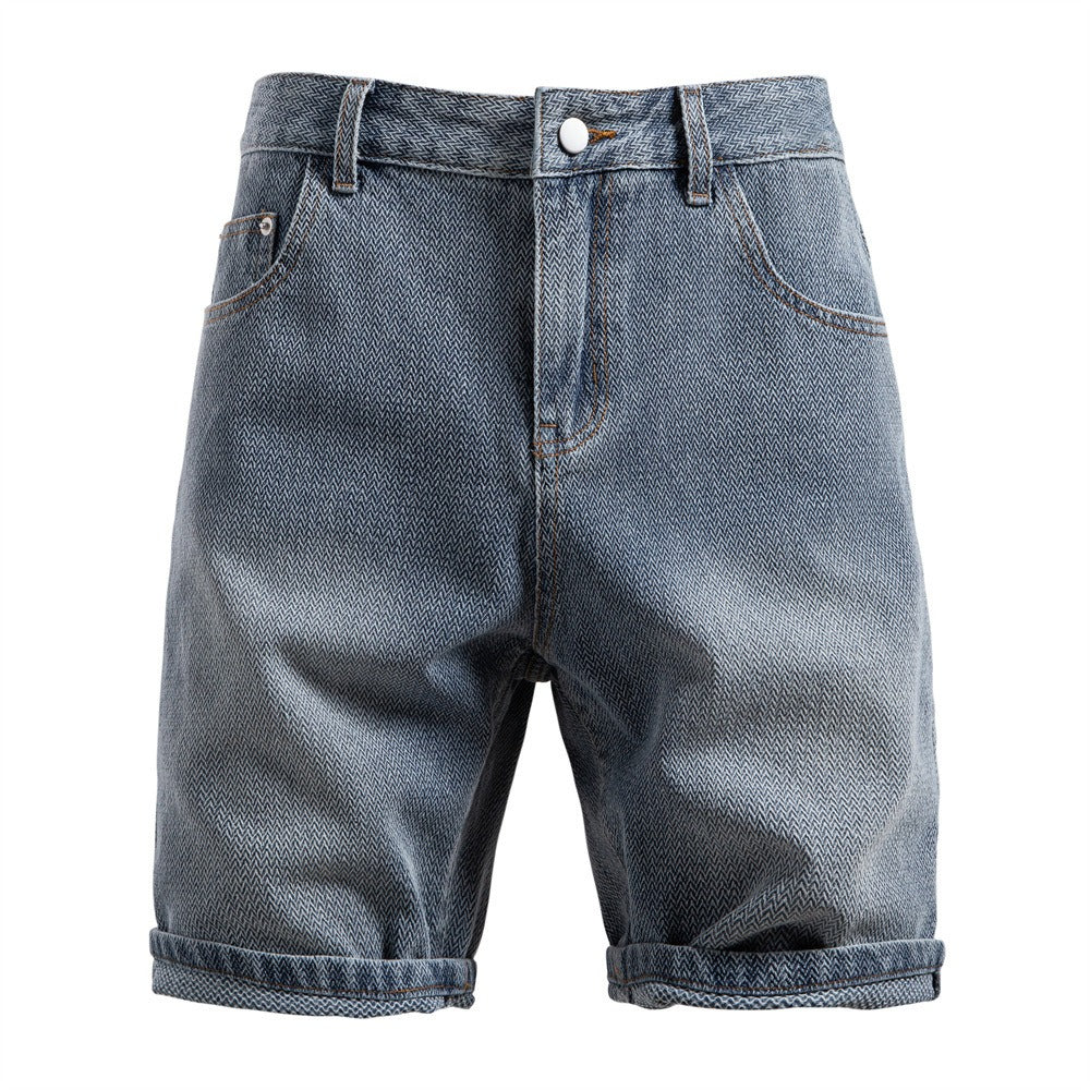 Herren Vintage Straight-Leg Denim Shorts - 2025 Sommer Mid-Thigh Casual Jeans Shorts | ST0018