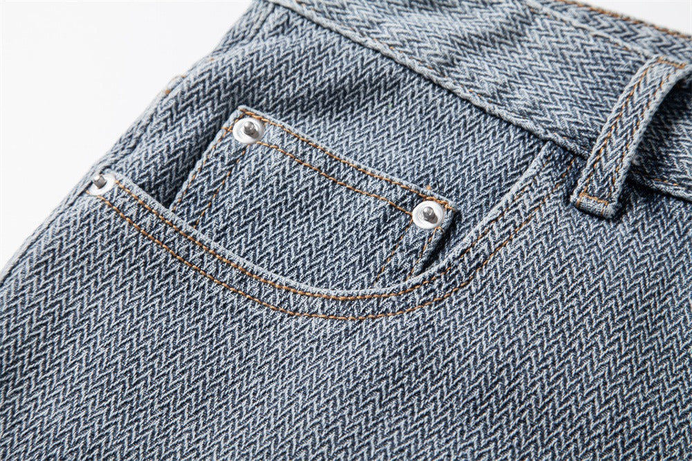 Herren Vintage Straight-Leg Denim Shorts - 2025 Sommer Mid-Thigh Casual Jeans Shorts | ST0018