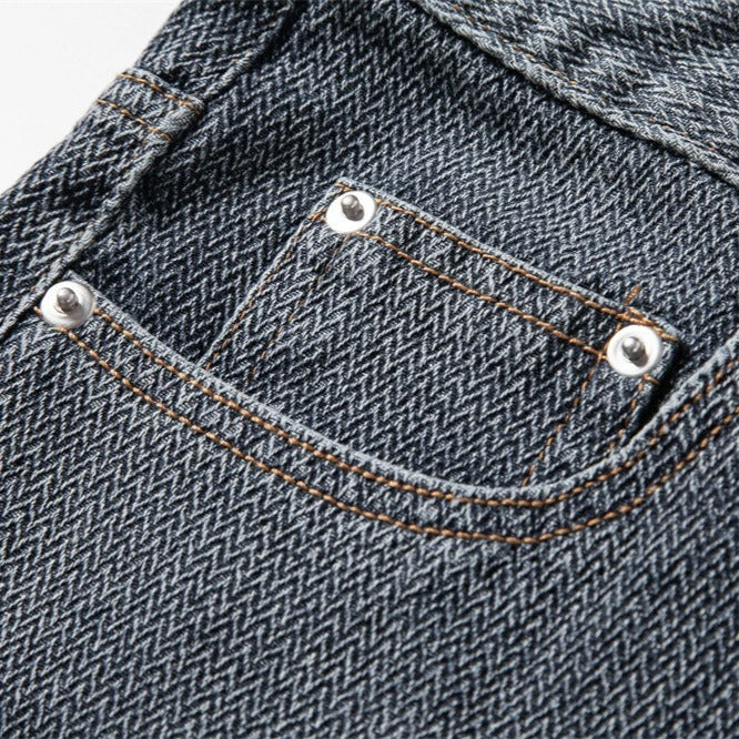Herren Vintage Straight-Leg Denim Shorts - 2025 Sommer Mid-Thigh Casual Jeans Shorts | ST0018