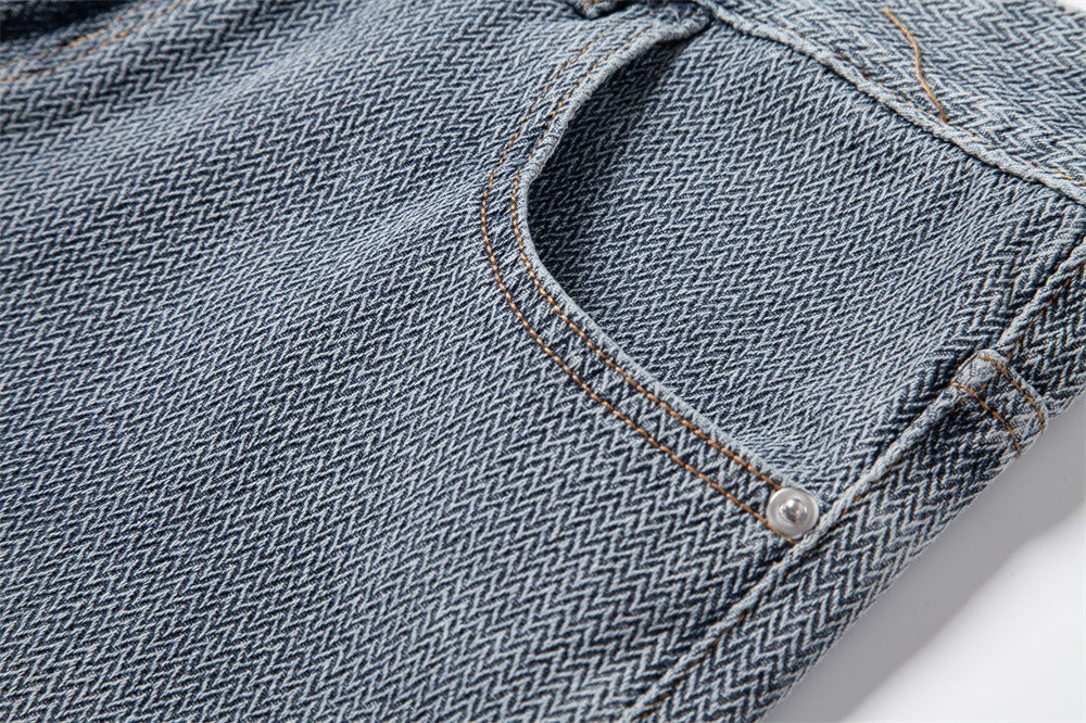 Herren Vintage Straight-Leg Denim Shorts - 2025 Sommer Mid-Thigh Casual Jeans Shorts | ST0018