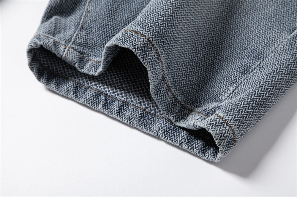 Herren Vintage Straight-Leg Denim Shorts - 2025 Sommer Mid-Thigh Casual Jeans Shorts | ST0018