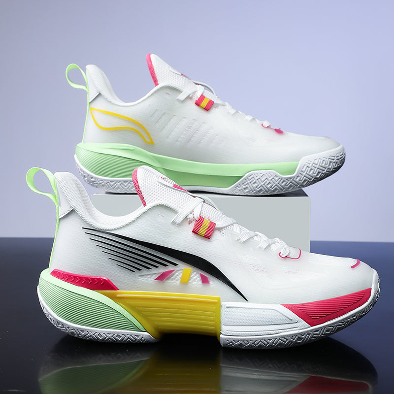 Herren Mesh-Basketballschuhe Dämpfung Verschleißfeste professionelle Sport-Sneaker | 8309
