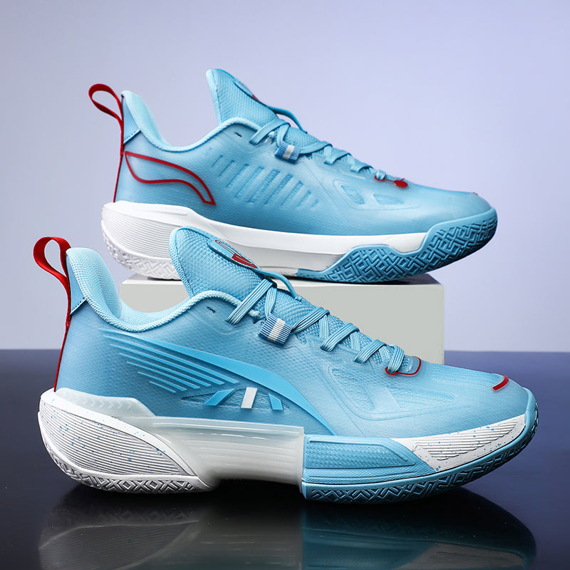 Herren Mesh-Basketballschuhe Dämpfung Verschleißfeste professionelle Sport-Sneaker | 8309