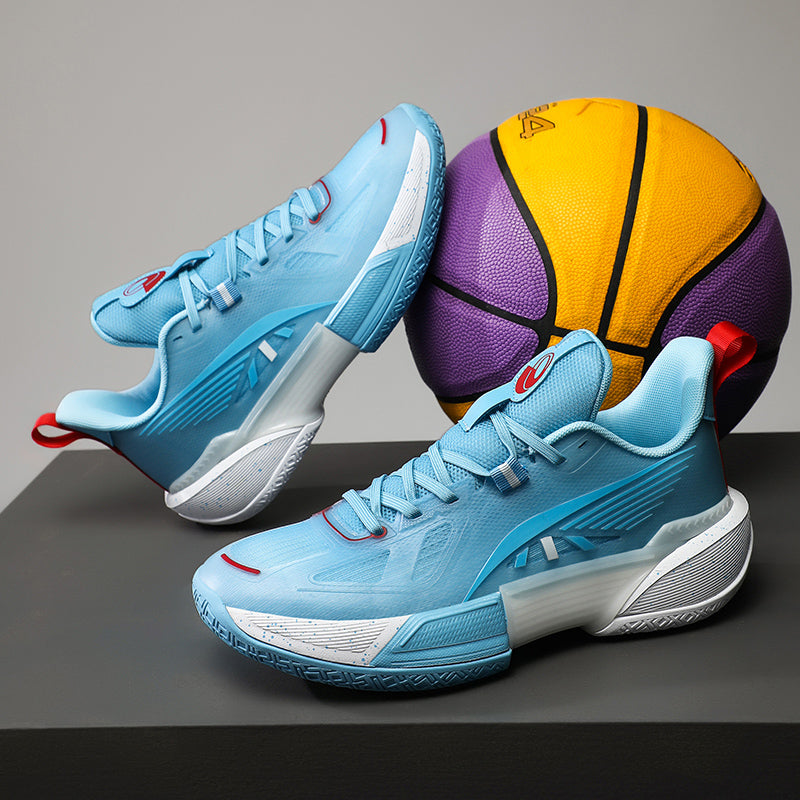 Herren Mesh-Basketballschuhe Dämpfung Verschleißfeste professionelle Sport-Sneaker | 8309
