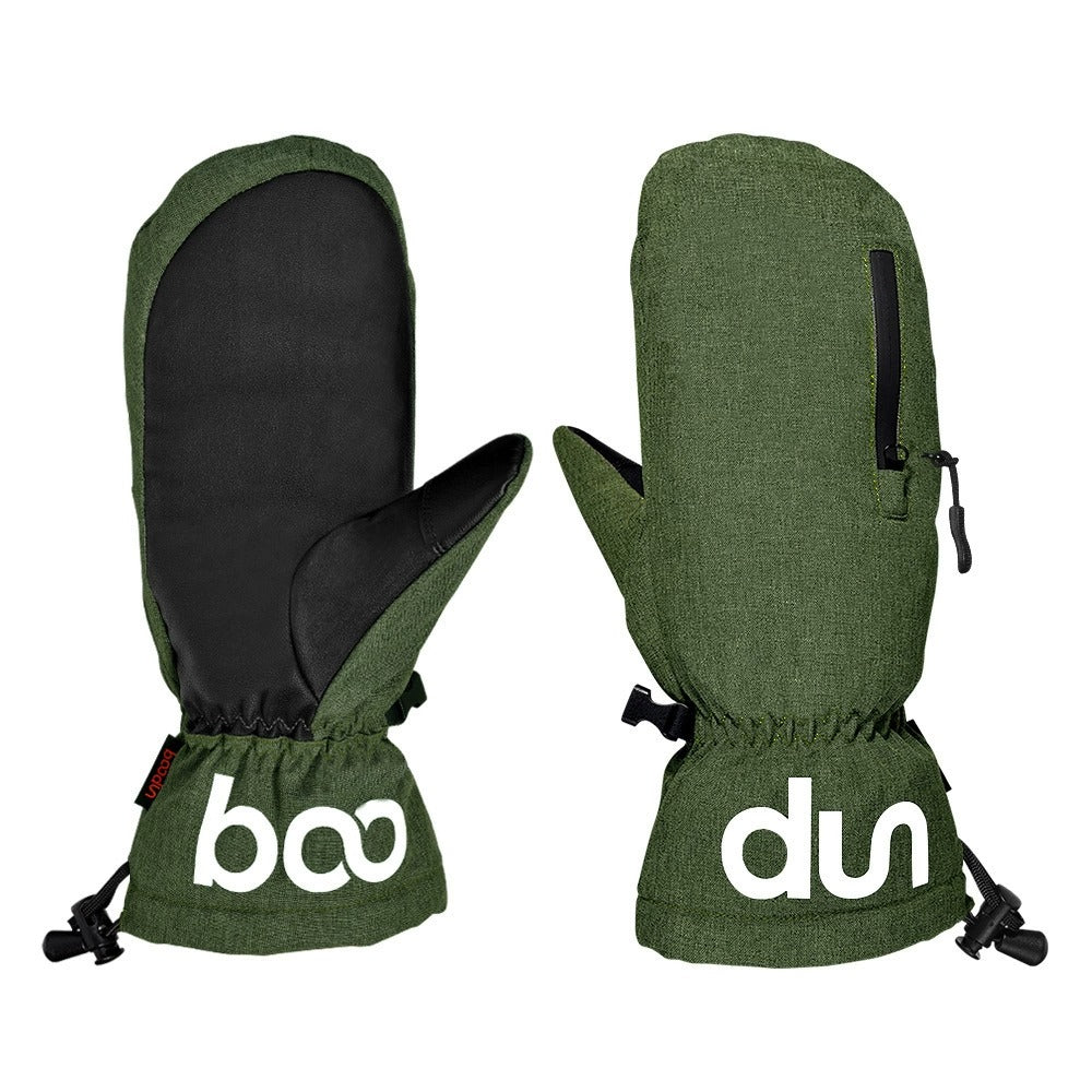 Boodun Winterhandschuhe – Wasserdicht, Touchscreen, Reißverschlusstasche | 6291233