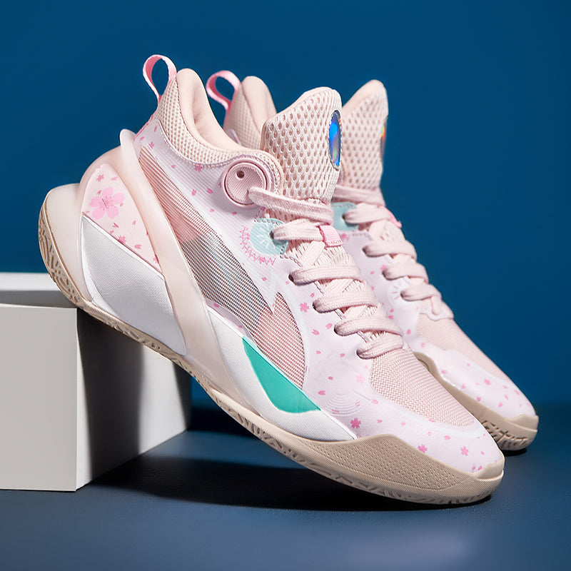 Herren High-Top-Basketballschuhe, leuchtende Sport-Sneaker mit verbessertem Grip für Leistung | 8010