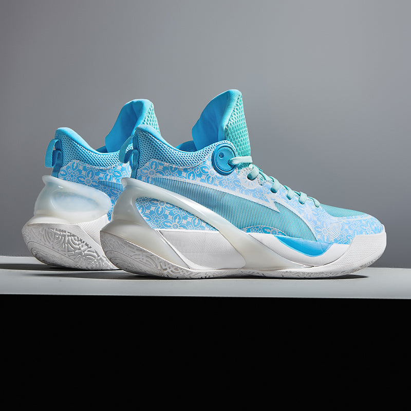 Herren High-Top-Basketballschuhe, leuchtende Sport-Sneaker mit verbessertem Grip für Leistung | 8010