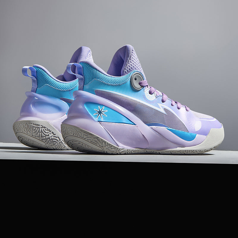 Herren High-Top-Basketballschuhe, leuchtende Sport-Sneaker mit verbessertem Grip für Leistung | 8010