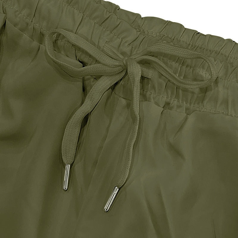 Premium-Strandset mit Tonnenkragen für Herren – Sommer-Kombination aus Hemd und Shorts mit entspannter Passform | YH-23100