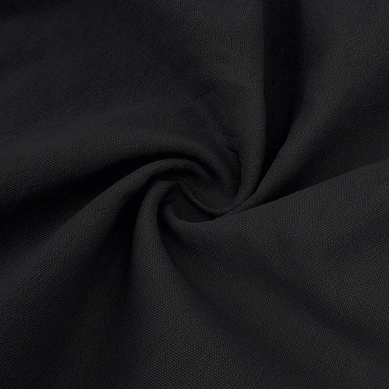 Herren-Poloshirt aus Leinen im britischen Gentleman-Stil, lockere Passform, Sommer, kurze Ärmel | YHBKCS-20
