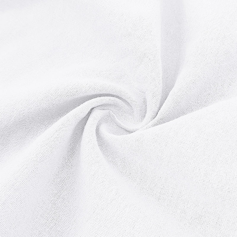 Herren-Poloshirt aus Leinen im britischen Gentleman-Stil, lockere Passform, Sommer, kurze Ärmel | YHBKCS-20