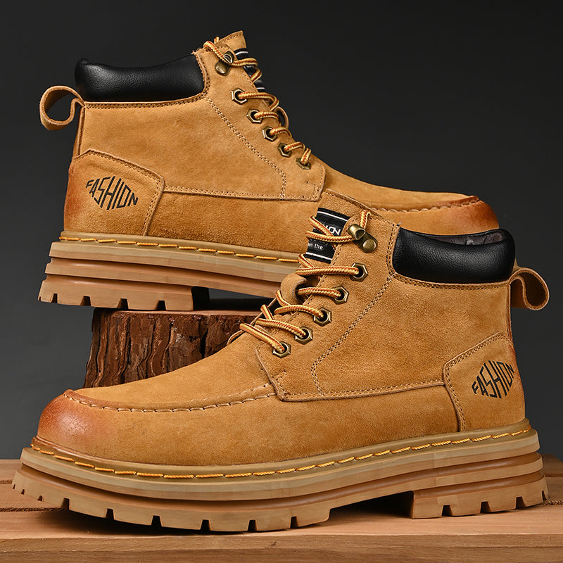 Herren Leder Outdoor Arbeitsschuhe Herbst & Winter Casual Martin Stiefel | 88093