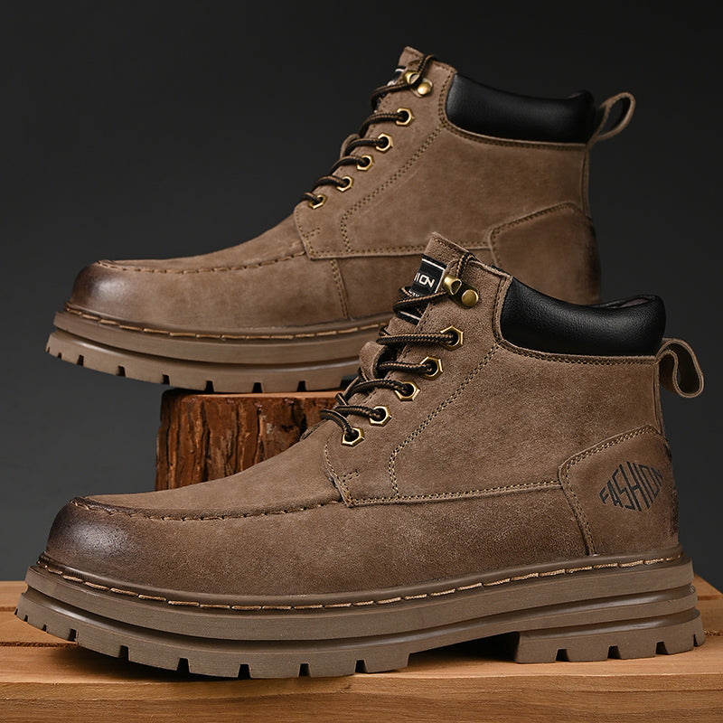 Herren Leder Outdoor Arbeitsschuhe Herbst & Winter Casual Martin Stiefel | 88093