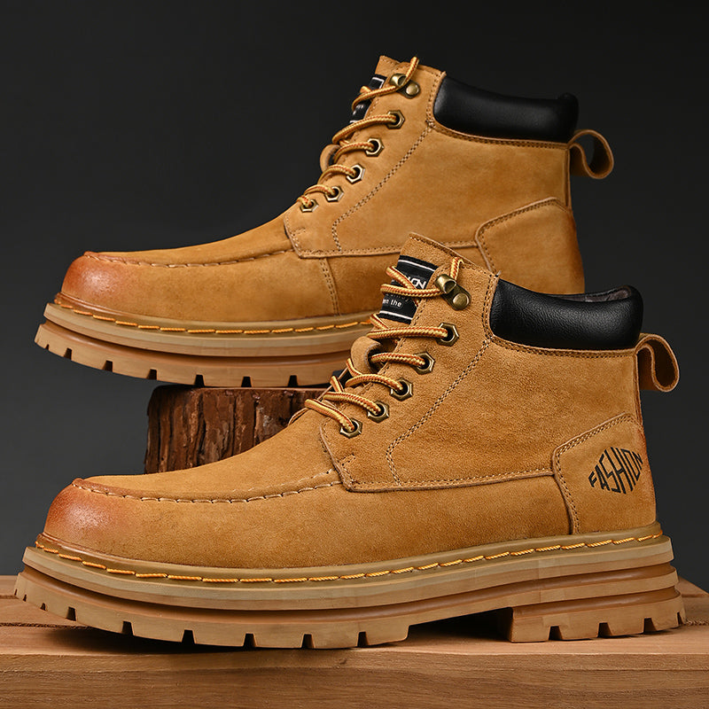 Herren Leder Outdoor Arbeitsschuhe Herbst & Winter Casual Martin Stiefel | 88093