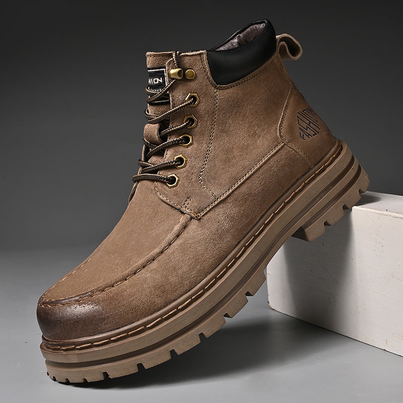 Herren Leder Outdoor Arbeitsschuhe Herbst & Winter Casual Martin Stiefel | 88093