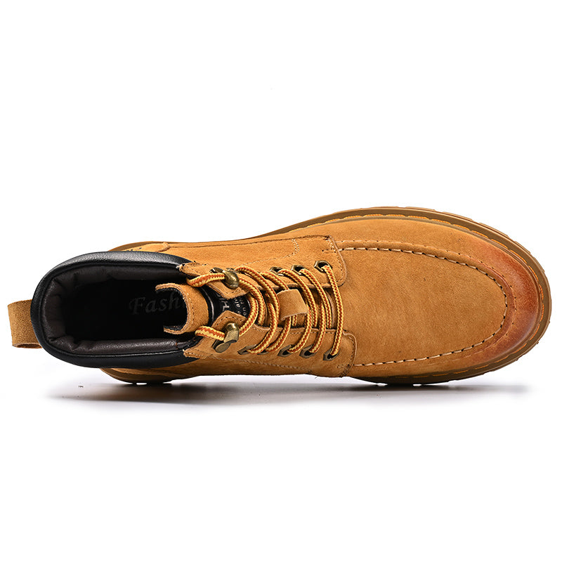 Herren Leder Outdoor Arbeitsschuhe Herbst & Winter Casual Martin Stiefel | 88093