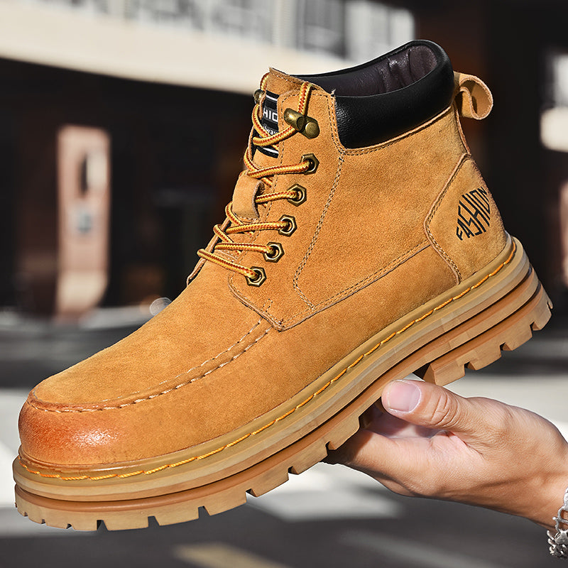 Herren Leder Outdoor Arbeitsschuhe Herbst & Winter Casual Martin Stiefel | 88093