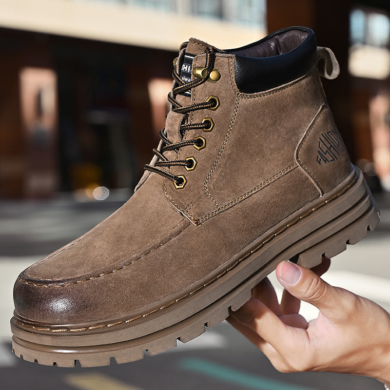 Herren Leder Outdoor Arbeitsschuhe Herbst & Winter Casual Martin Stiefel | 88093