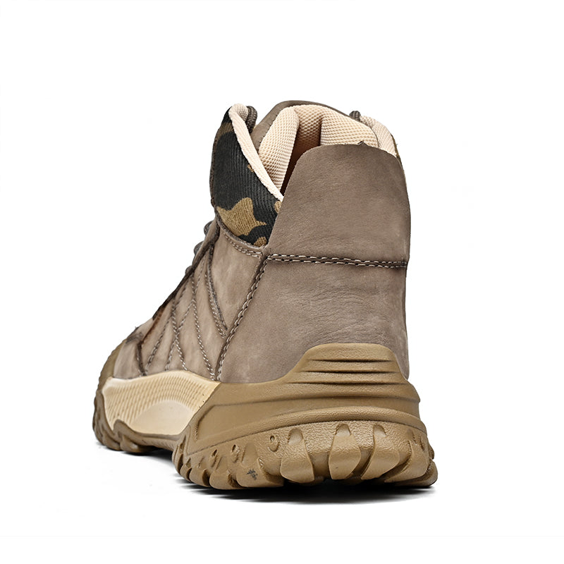 Herren-Wanderschuhe aus echtem Leder, High-Top-Outdoor-Martin-Stiefel und trendiges Schuhwerk | 2319