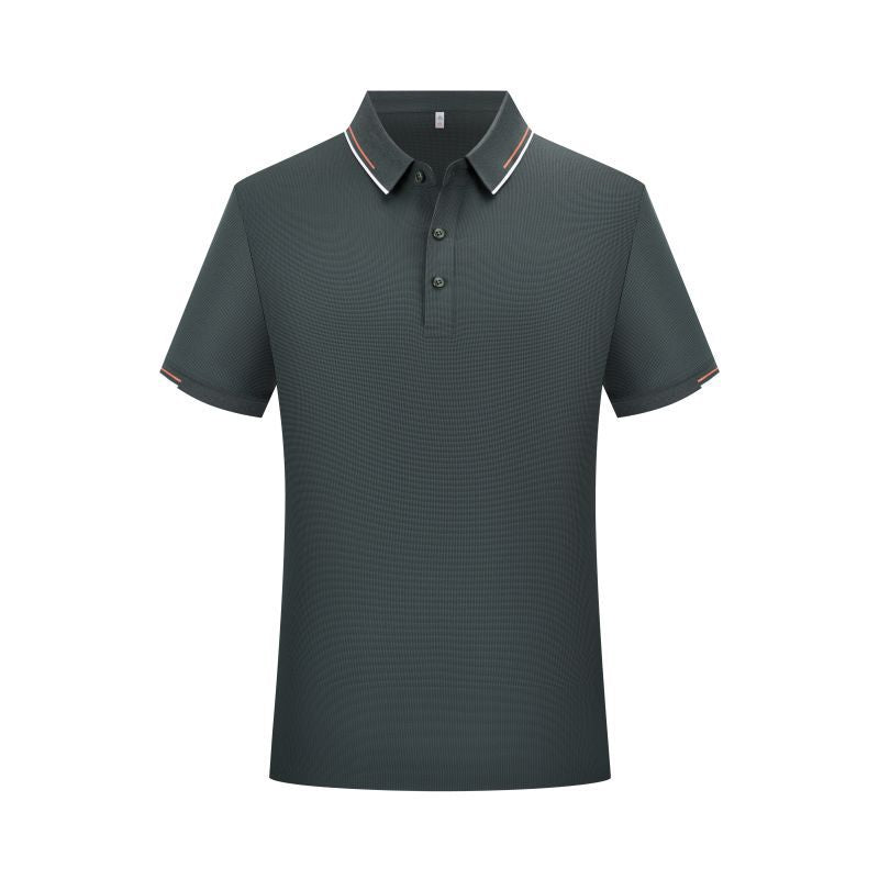 Antibakterielles Herren-Poloshirt aus Eisseide | Atmungsaktives, knitterfreies Sommer-Business-Casual-T-Shirt | L11-50326